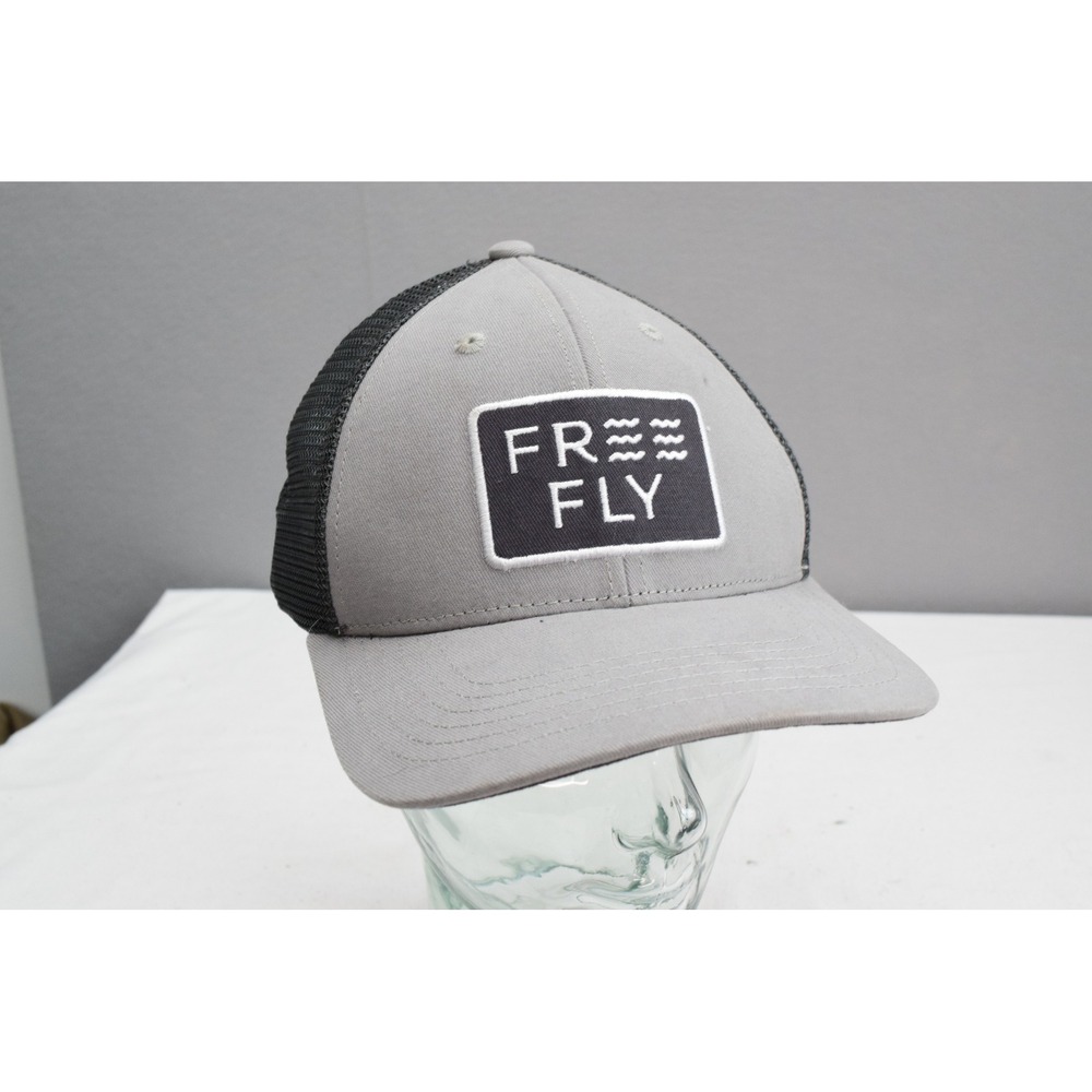 Free Fly Hat Mens Trucker Baseball Cap Adjustable Casual Gray Black
